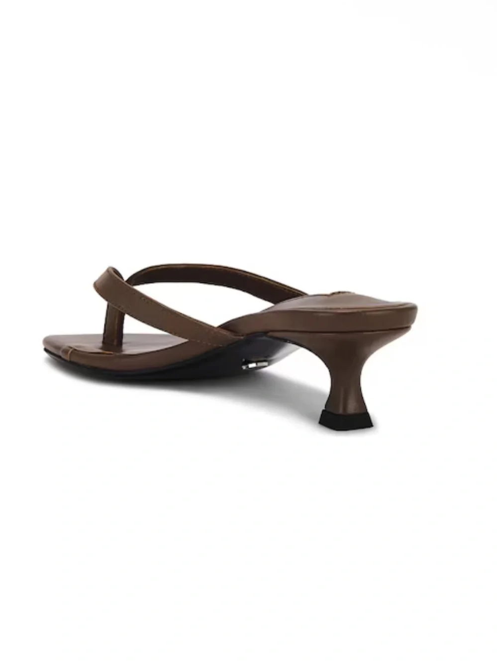 Tony Bianco Pluto Sandals Liqueur Brown Leather Kitten-Heels Mules Revolve 10 - Picture 4 of 11